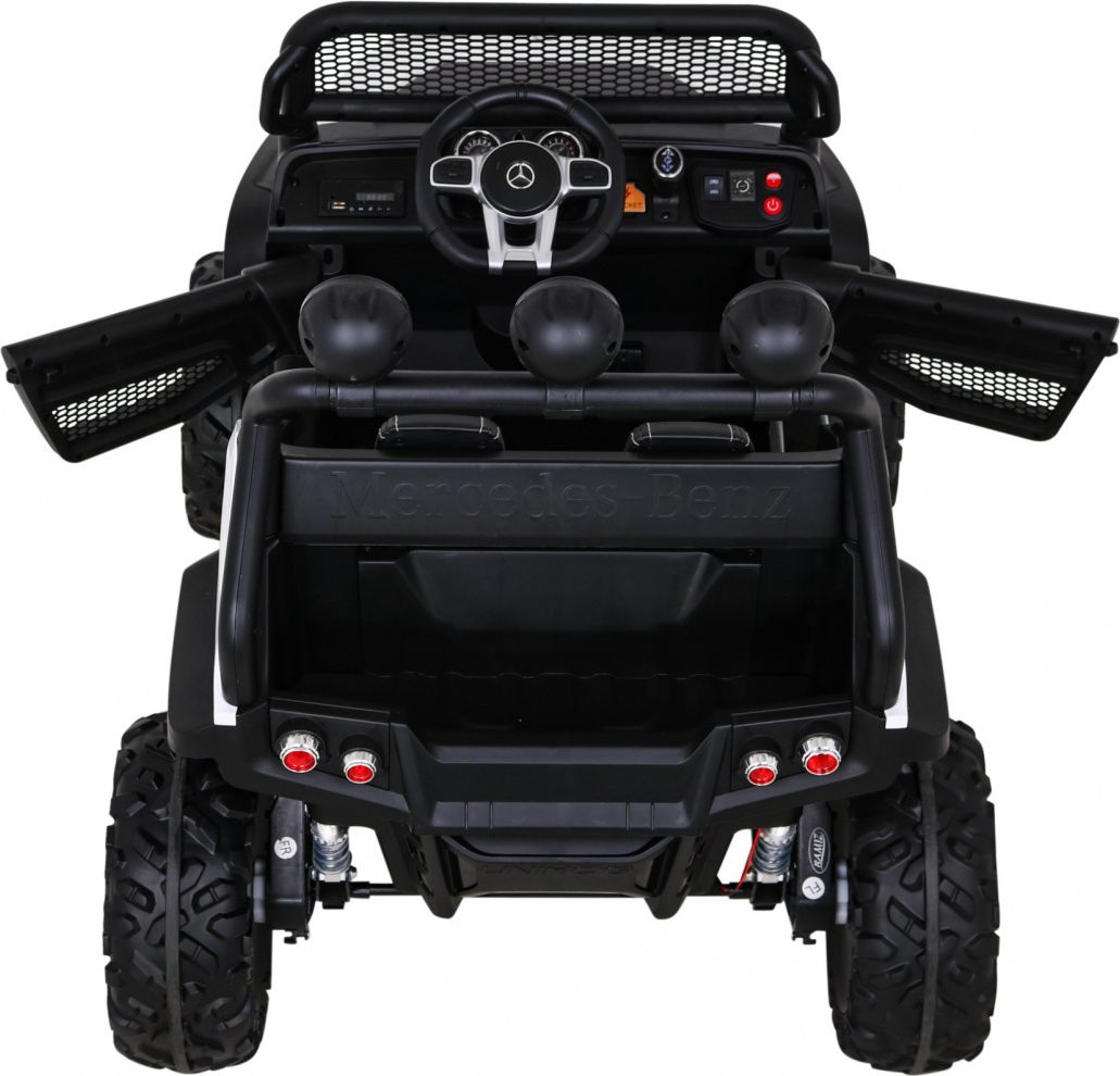 Elektrické autíčko Mercedes Unimog S, 4x4, 12V Bílé - obrázek 9