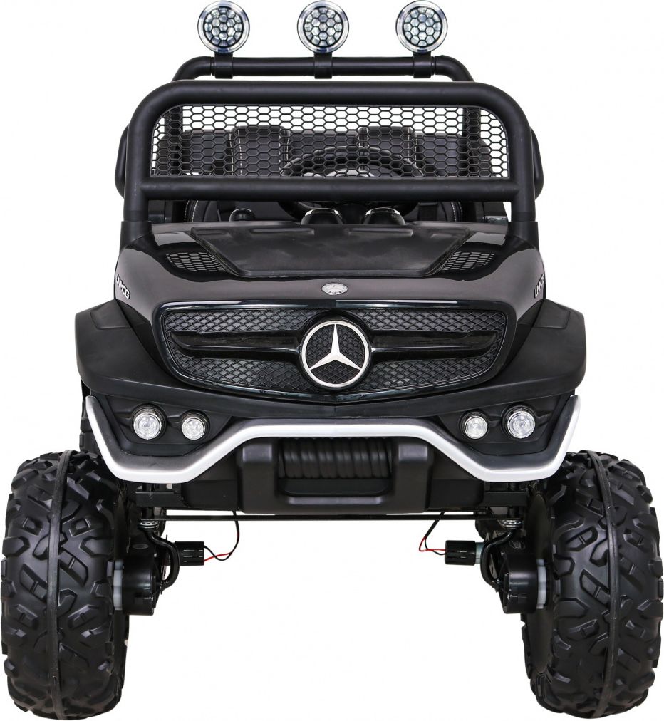 Elektrické autíčko Mercedes Unimog S, 4x4, 12V Černé - obrázek 6