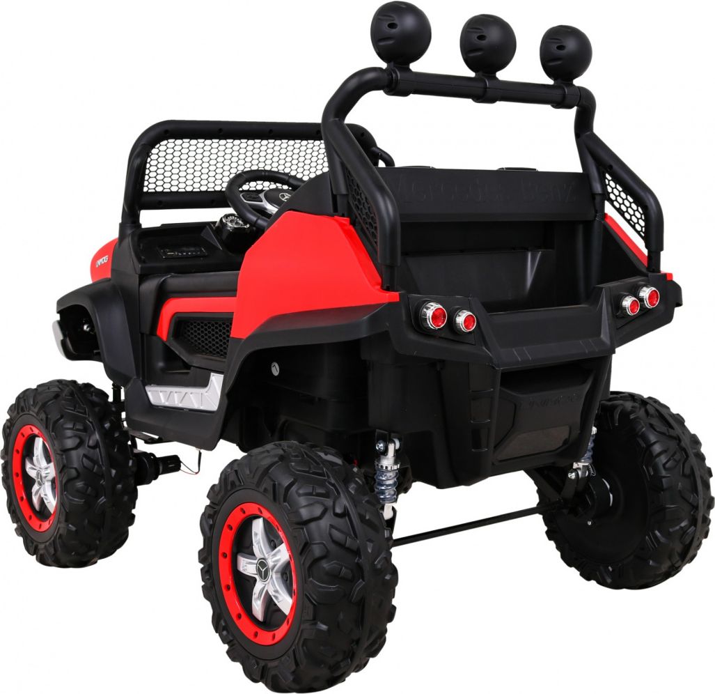 Elektrické autíčko Mercedes Unimog S, 4x4, 12V Červené - obrázek 8