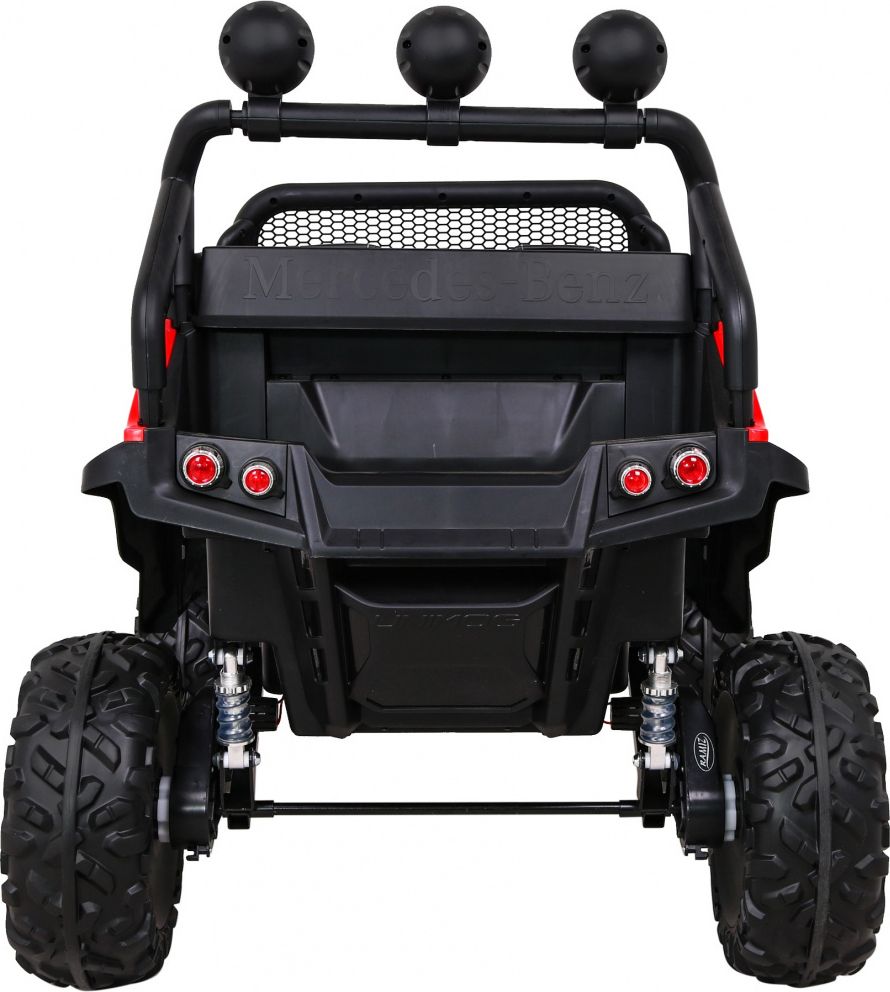 Elektrické autíčko Mercedes Unimog S, 4x4, 12V Červené - obrázek 9
