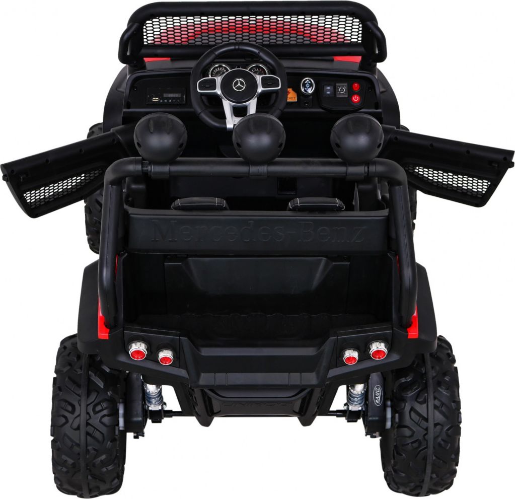 Elektrické autíčko Mercedes Unimog S, 4x4, 12V Červené - obrázek 10
