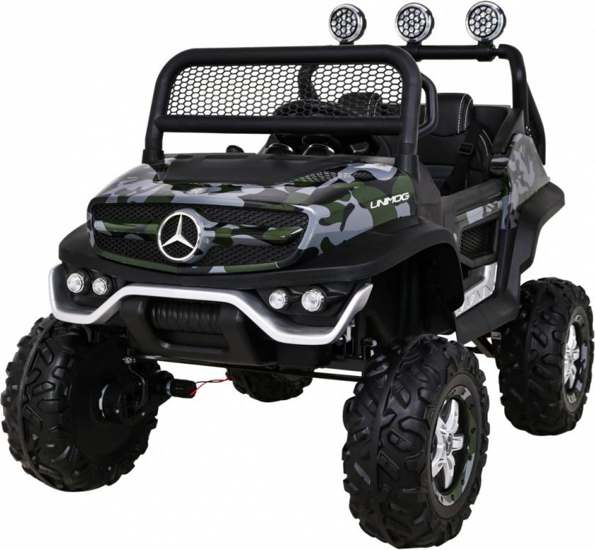 Elektrické autíčko Mercedes Unimog S, 4x4, 12V Maskáčové - obrázek 1