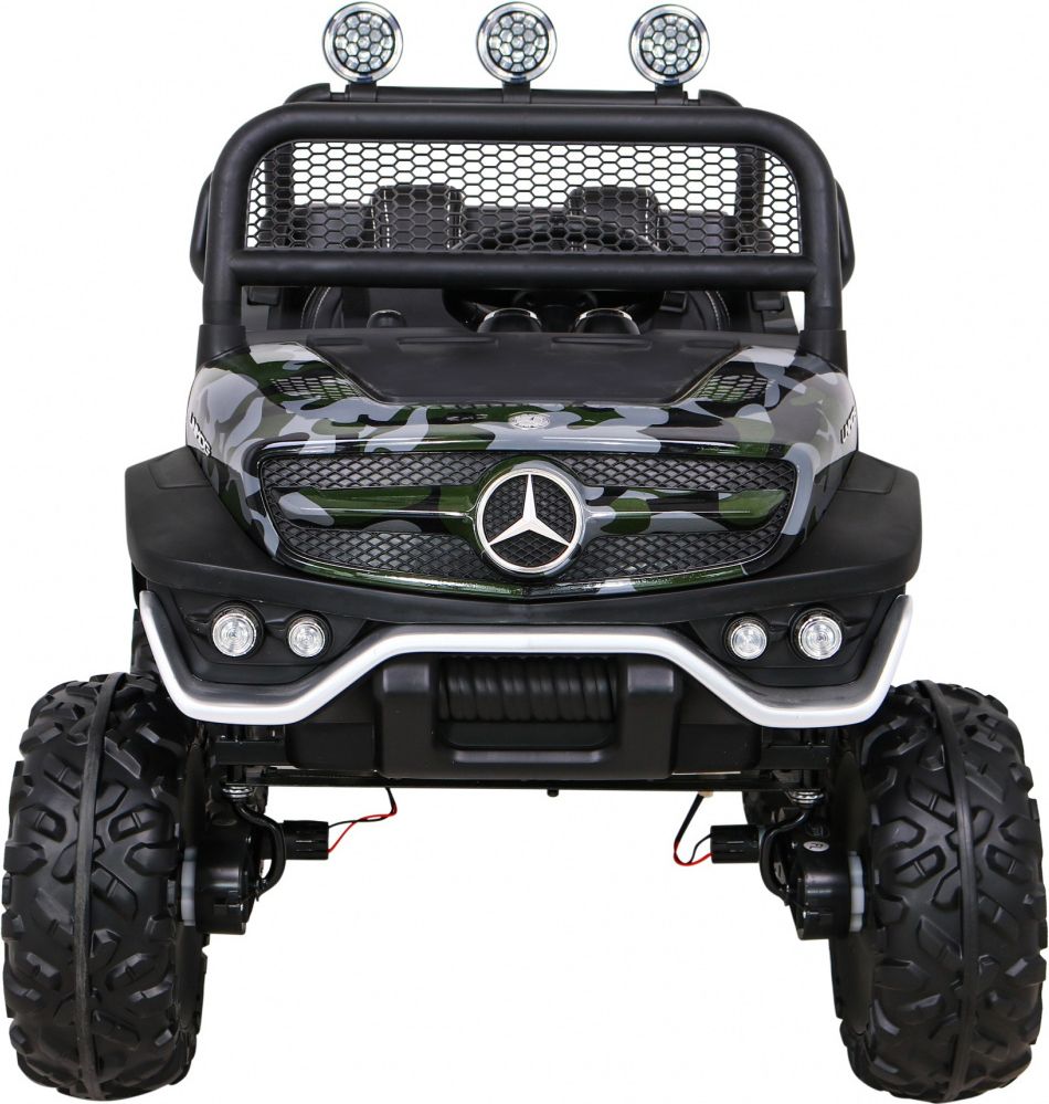 Elektrické autíčko Mercedes Unimog S, 4x4, 12V Maskáčové - obrázek 5