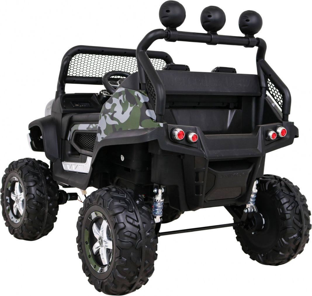 Elektrické autíčko Mercedes Unimog S, 4x4, 12V Maskáčové - obrázek 7