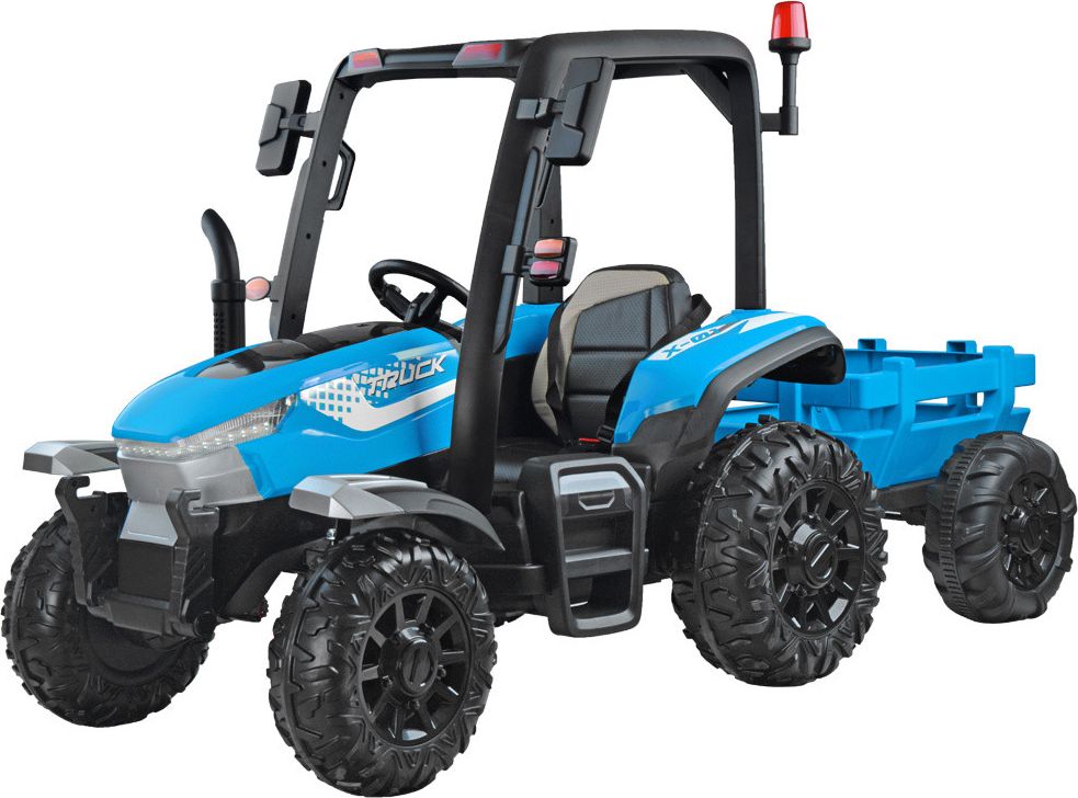 Elektrický traktor s přívěsem Blast BLUE - obrázek 1