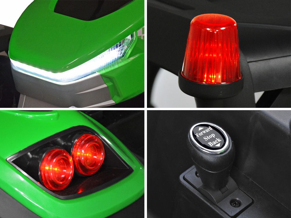 Elektrický traktor s přívěsem Blast BROWN - obrázek 2
