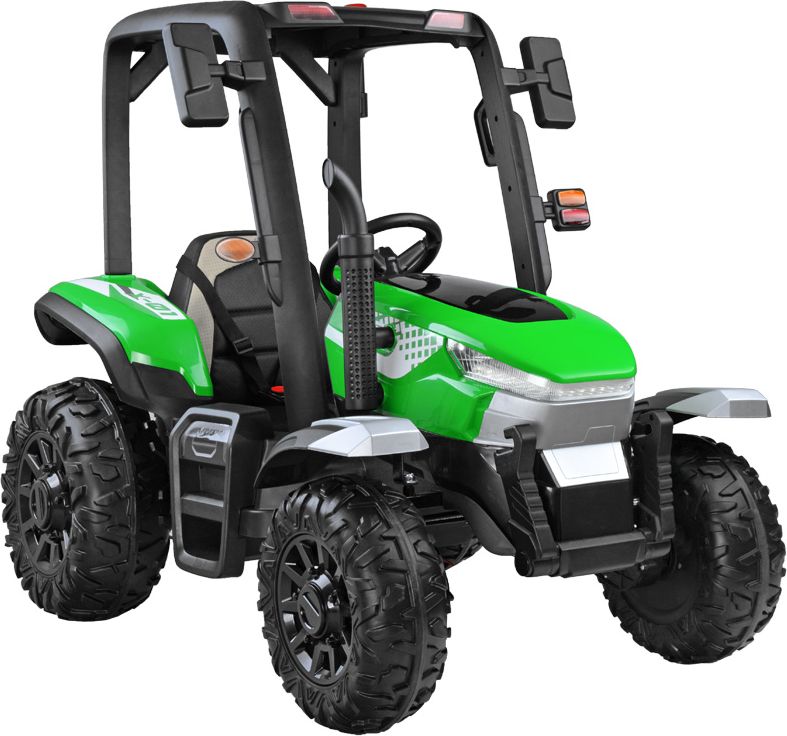 Elektrický traktor s přívěsem Blast BROWN - obrázek 8