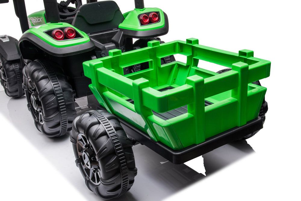 Elektrický traktor s přívěsem Blast GREEN - obrázek 5