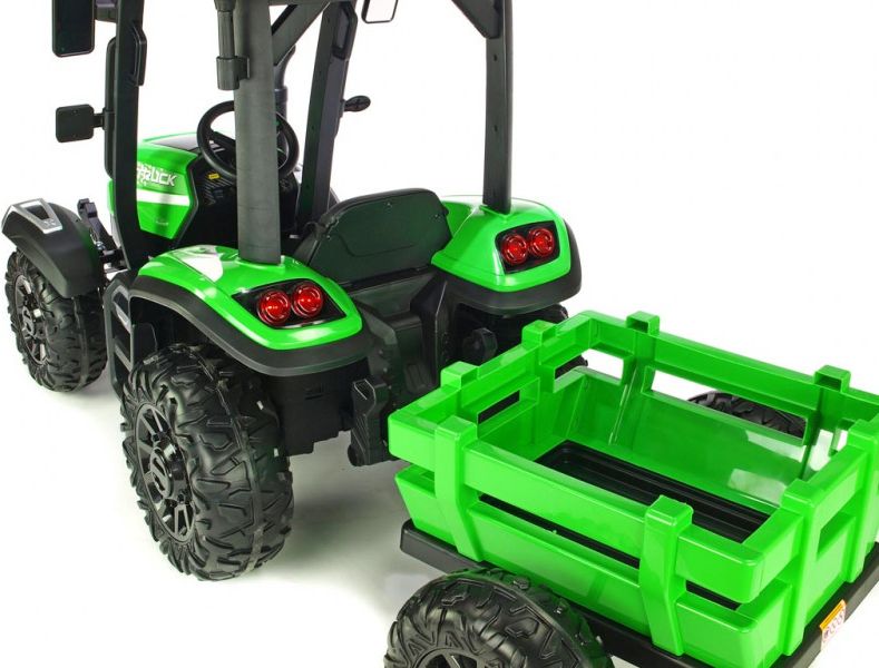 Elektrický traktor s přívěsem Blast GREEN - obrázek 10