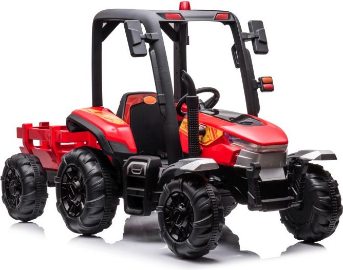 Elektrický traktor s přívěsem Blast RED - obrázek 5