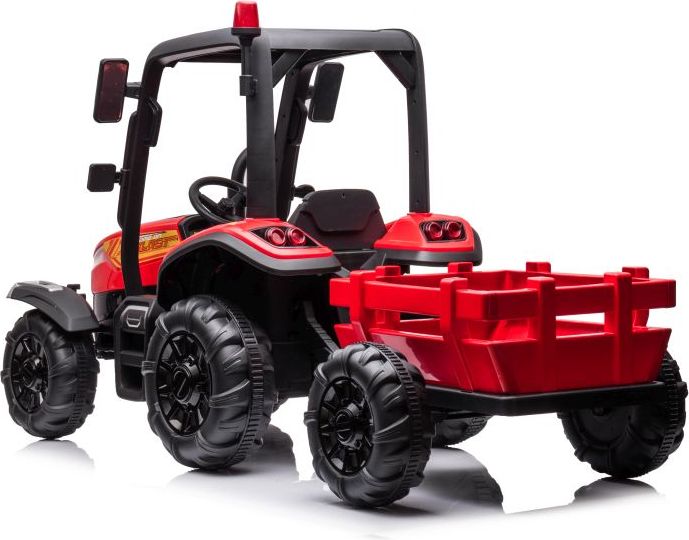 Elektrický traktor s přívěsem Blast RED - obrázek 7