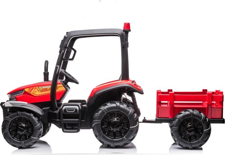 Elektrický traktor s přívěsem Blast RED - obrázek 8