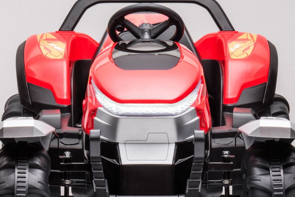 Elektrický traktor s přívěsem Blast RED - obrázek 9