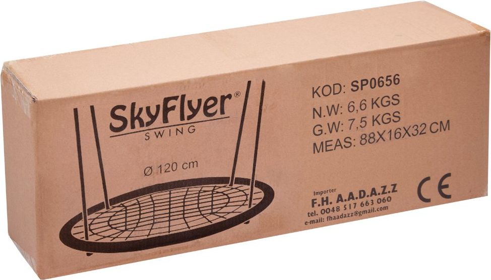 Houpací hnízdo 120 cm SkyFlyer GREEN - obrázek 2