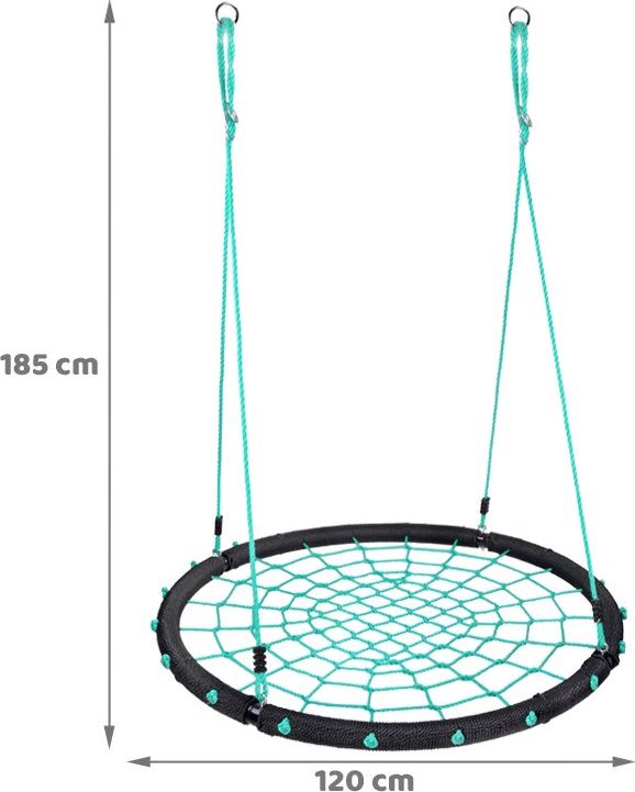 Houpací hnízdo 120 cm SkyFlyer GREEN - obrázek 6