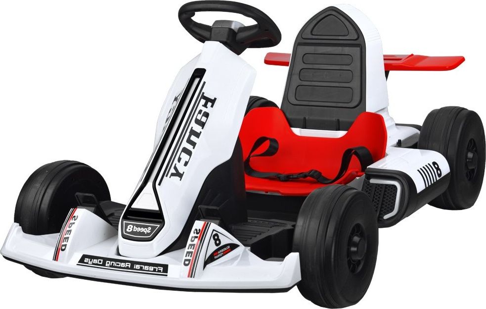 Tomido elektrická motokára FAST SPORT WHITE - obrázek 4