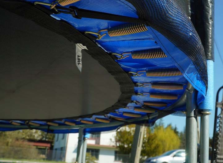 TOMIDO Zahradní trampolína 305 cm (10FT) s žebříkem - obrázek 3