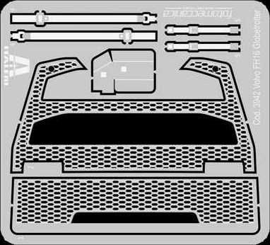 ITALERI Model Kit truck 3942 - VOLVO FH4 Globetrotter Medium Roof (1:24) - obrázek 15