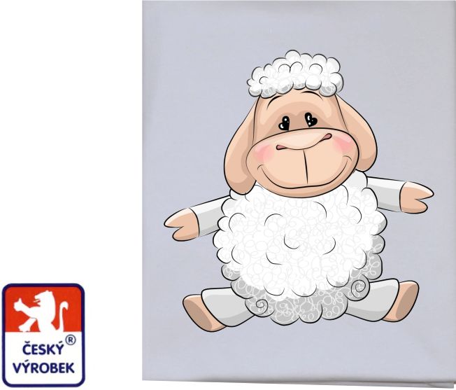 Dětská deka bavlněná Dětský svět roztomilá ovečka - obrázek 1