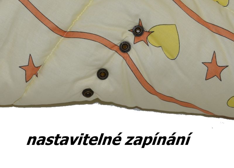 Kojenecká rychlozavinovačka Dětský svět Minky s nastavitelným zapínánímí - obrázek 5