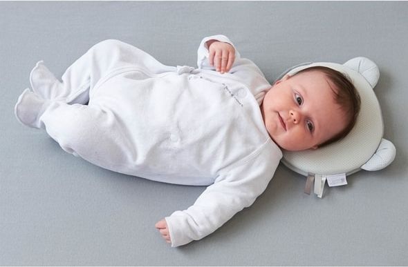 Kojenecký polštářek Baby Matex Teddy bílý - obrázek 2
