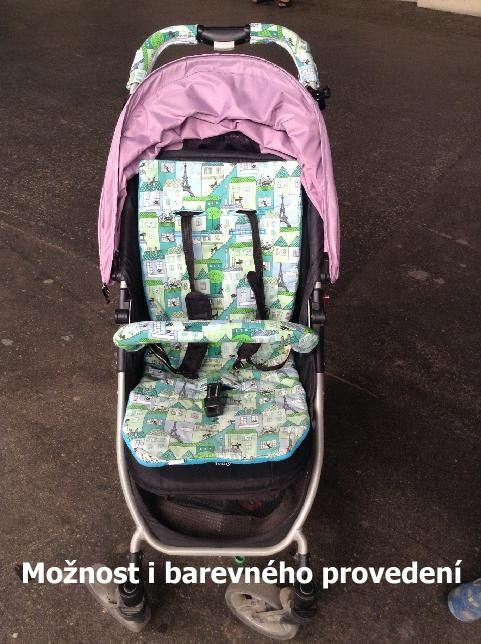 Textilní vložka do kočárku Dětský svět Valco Baby Snap 4 srdíčko 36x90cm - obrázek 6