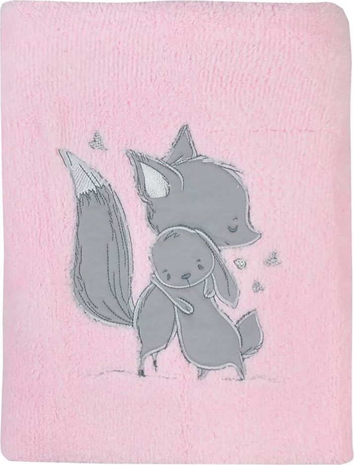 Dětská deka Koala Foxy pink polyester 110/90 cm - obrázek 1