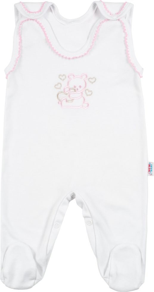 NEW BABY 4-dílná soupravička růžová Bavlna 56 (0-3m) - obrázek 2