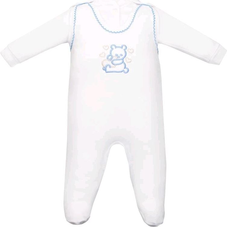 NEW BABY 4-dílná soupravička modrá Bavlna 68 (4-6m) - obrázek 3