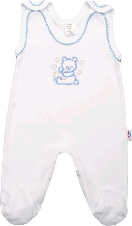 NEW BABY 4-dílná soupravička modrá Bavlna 68 (4-6m) - obrázek 4