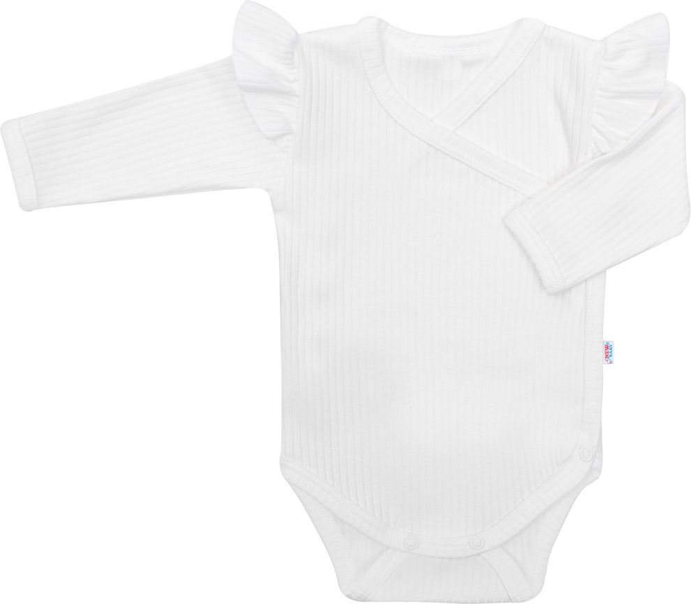 NEW BABY 2-dílná kojenecká souprava New Baby Practical bílá holka Bavlna 68 (4-6m) - obrázek 2