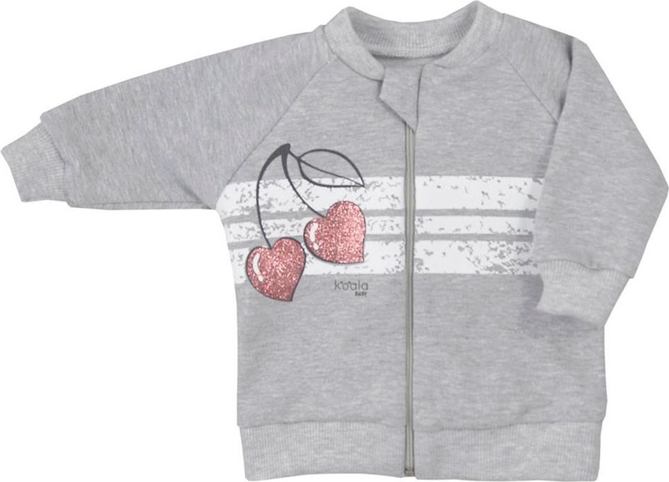 KOALA Kojenecké tepláčky a mikinka Koala Cherry Bavlna/Elastan 68 (4-6m) - obrázek 2