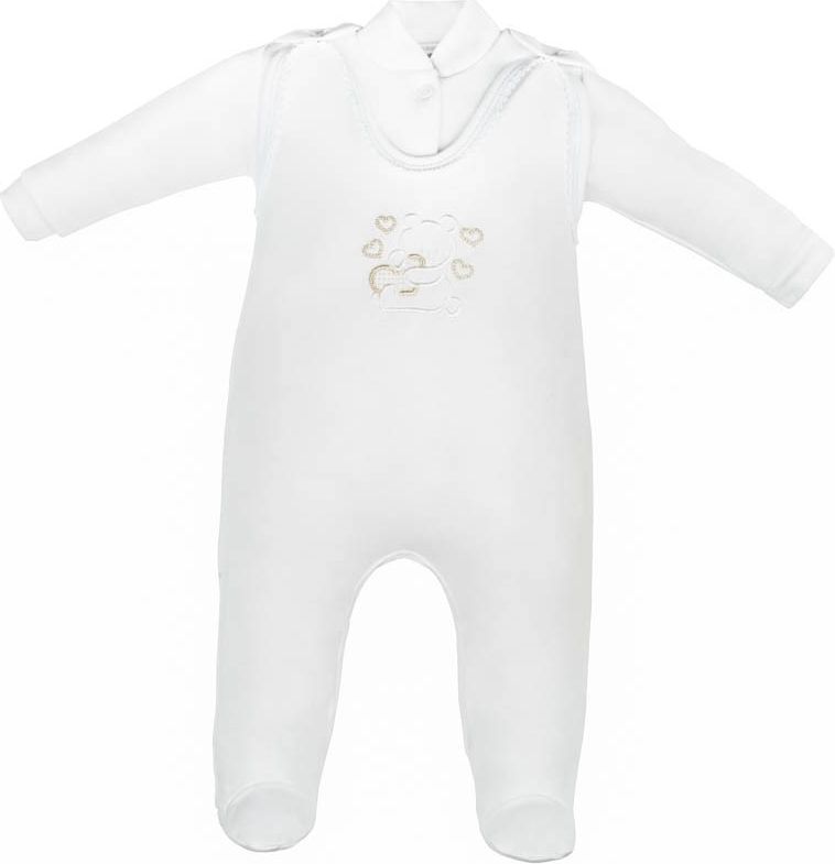 NEW BABY 4-dílná soupravička bílá Bavlna 62 (3-6m) - obrázek 2