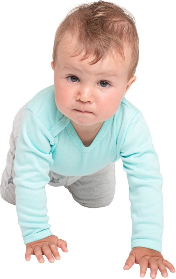 NEW BABY Kojenecké celorozepínací body New Baby Classic II s růžovými pruhy 68 100% bavlna 68 (4-6m) - obrázek 2