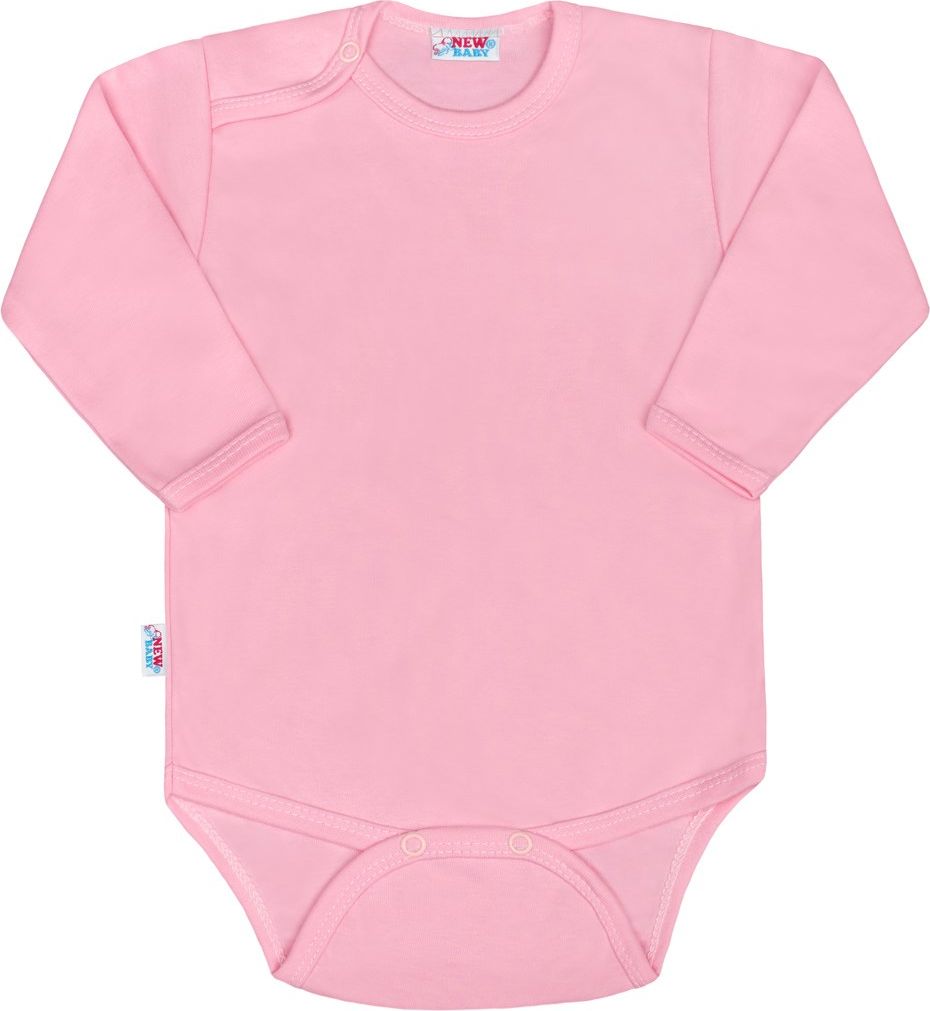 NEW BABY Kojenecké body New Baby Classic II růžové 80 100% bavlna 80 (9-12m) - obrázek 1