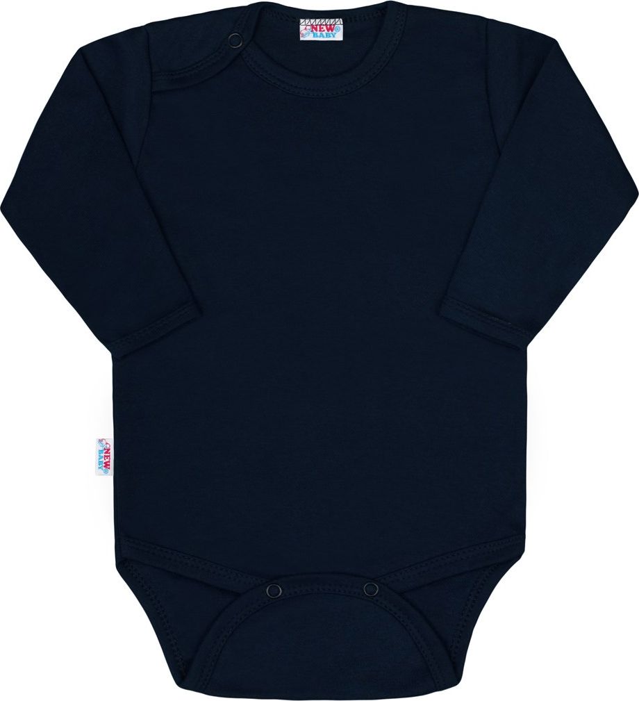 NEW BABY Kojenecké body New Baby Classic II tmavě modré 80 100% bavlna 80 (9-12m) - obrázek 1