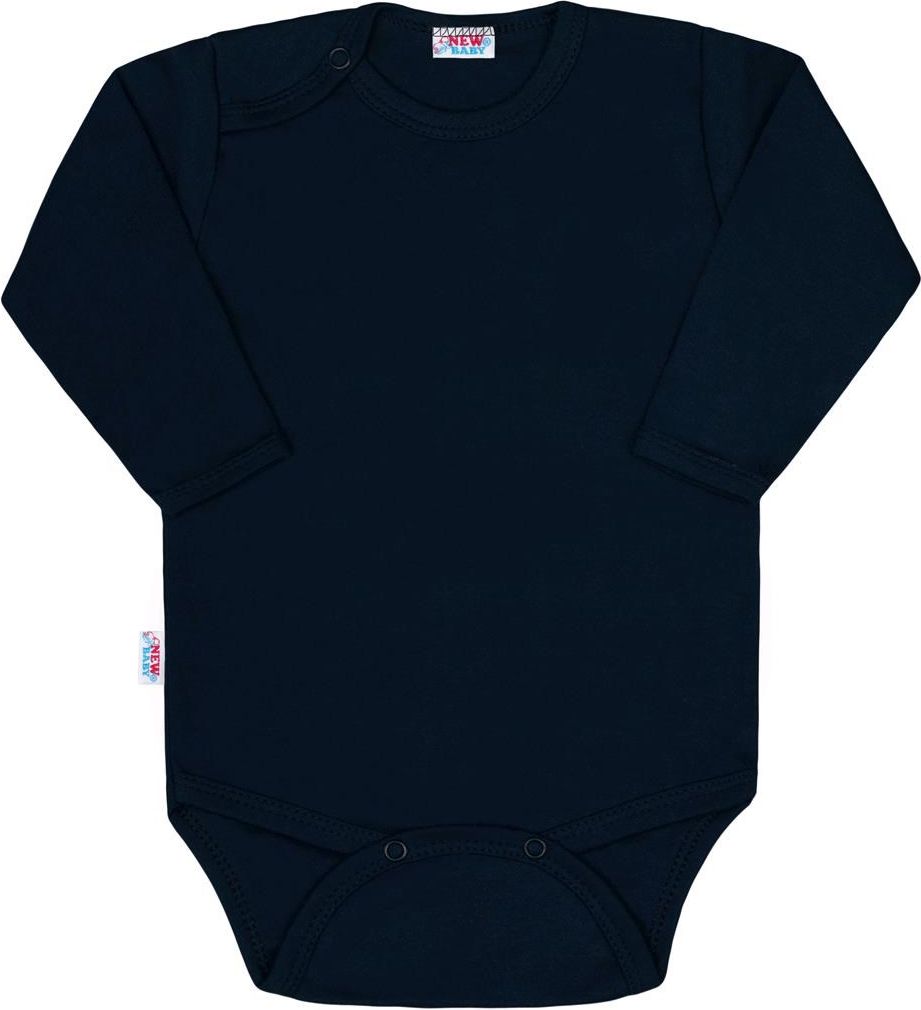NEW BABY Kojenecké body New Baby Classic II tmavě modré 86 100% bavlna 86 (12-18m) - obrázek 1