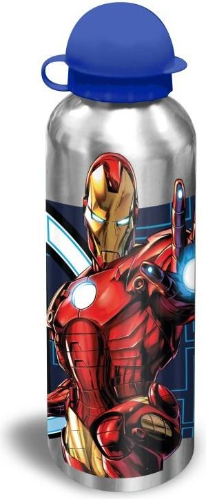 EUROSWAN ALU láhev Avengers Iron Man Hliník/Plast 500 ml - obrázek 1