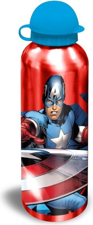 EUROSWAN ALU láhev Avengers Kapitán Amerika Hliník/Plast 500 ml - obrázek 1