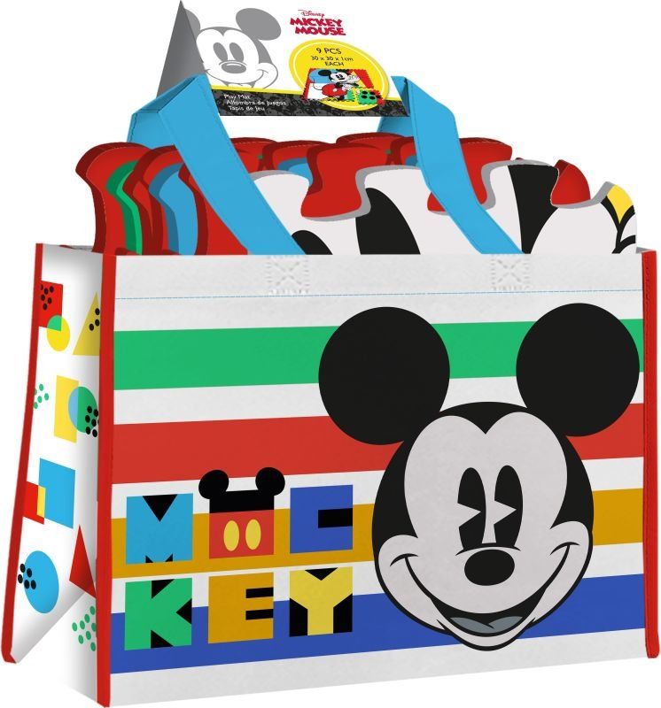 EUROSWAN Podlahové pěnové puzzle Mickey 9 dílků 30x30x1 cm - obrázek 2