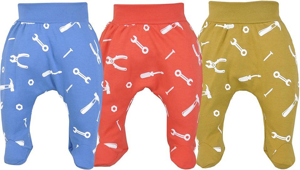 KOALA Kojenecké bavlněné polodupačky Repair dark peach 80 100% bavlna 80 (9-12m) - obrázek 2