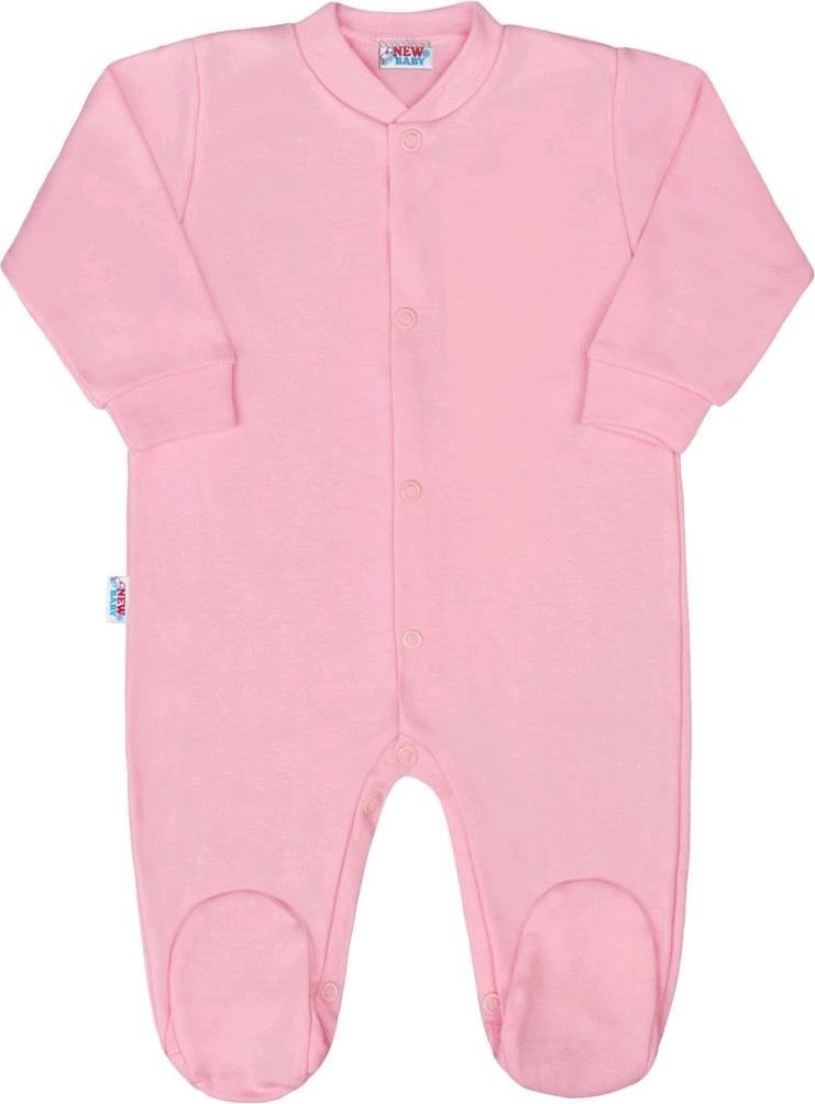 NEW BABY Kojenecký overal New Baby Classic II růžový 100% Bavlna 62 (3-6m) - obrázek 1