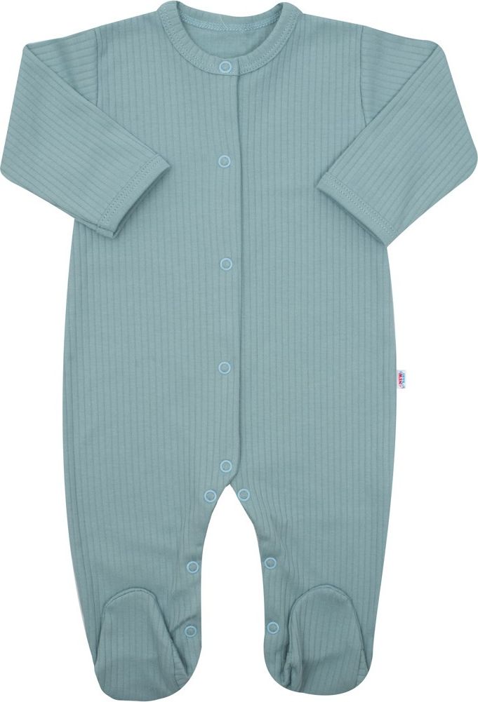 NEW BABY Kojenecký bavlněný overal New Baby Practical zelený kluk 100% Bavlna 86 (12-18m) - obrázek 1