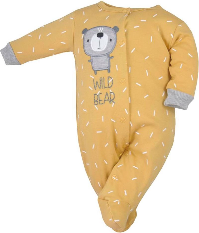 KOALA Kojenecký bavlněný overal Koala Wild Bear 100% Bavlna 56 (0-3m) - obrázek 1