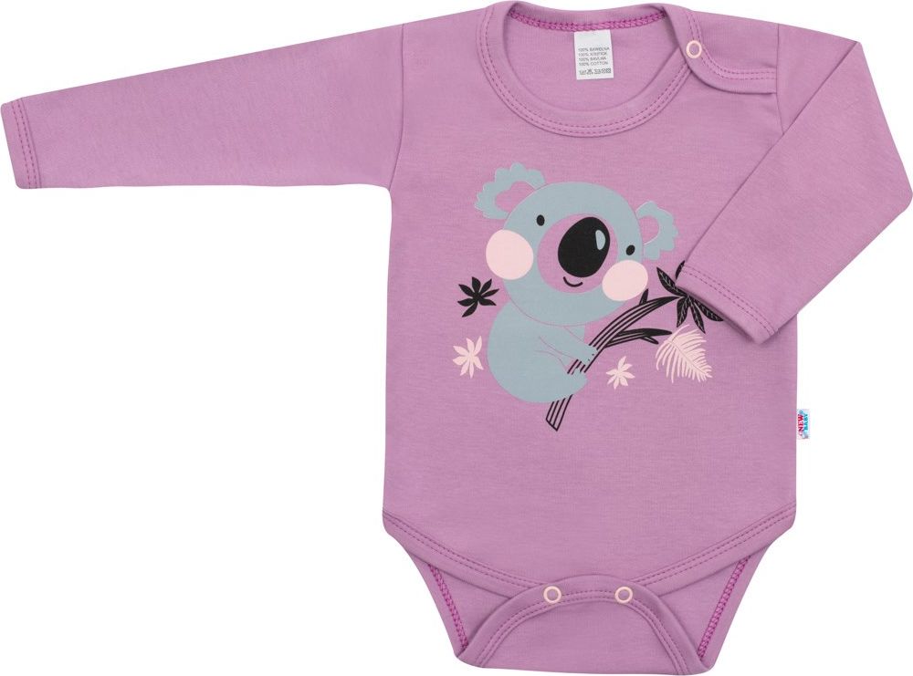 NEW BABY 2-dílná bavlněná souprava Rebel lila 62 100% Bavlna 62 (3-6m) - obrázek 2