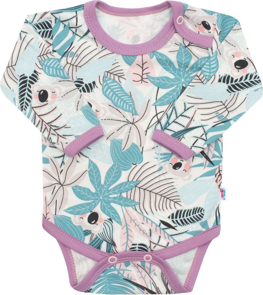 NEW BABY Kojenecké body Rebel lila 74 100% Bavlna 74 (6-9m) - obrázek 1