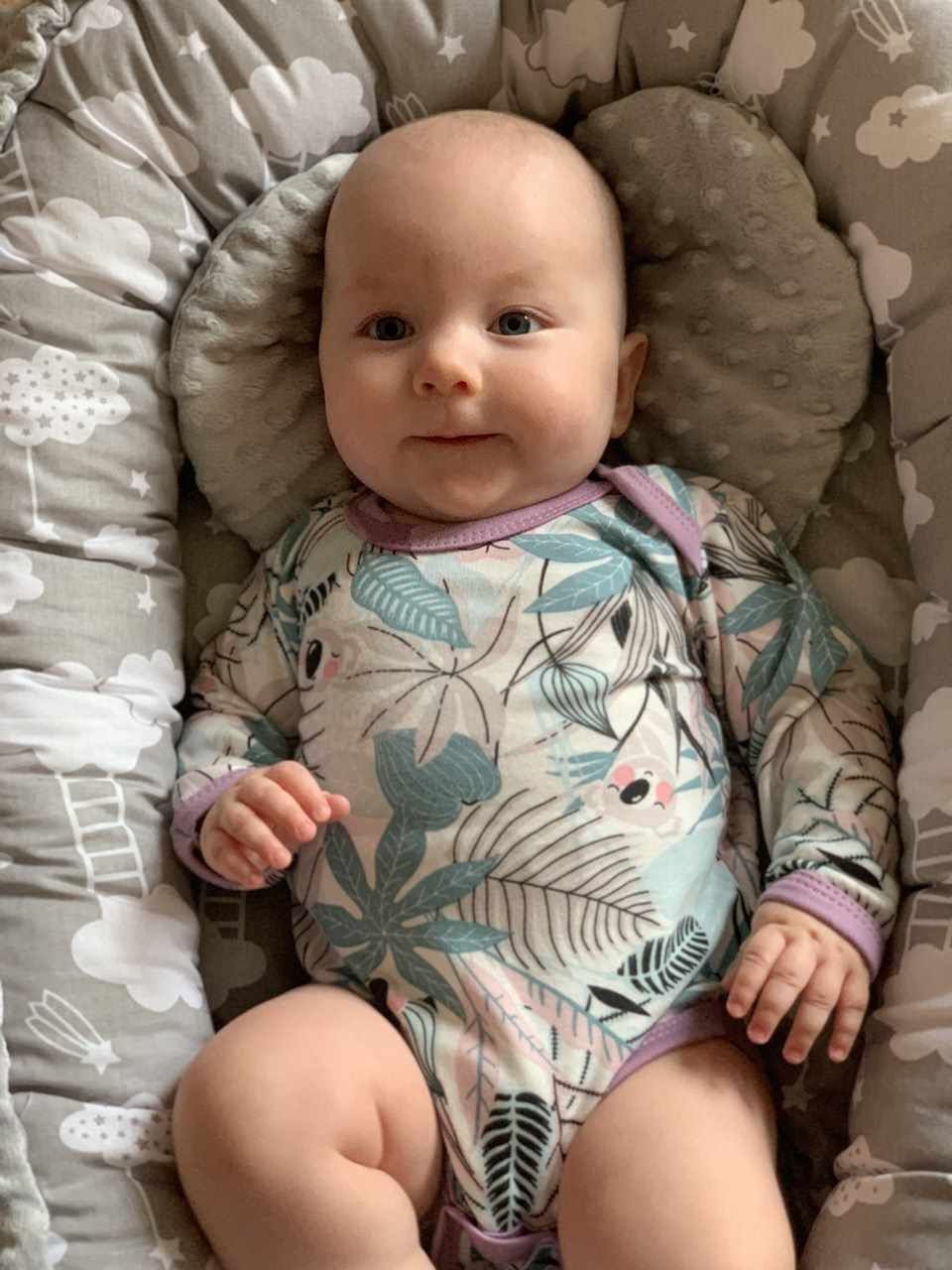 NEW BABY Kojenecké body Rebel lila 80 100% Bavlna 80 (9-12m) - obrázek 2