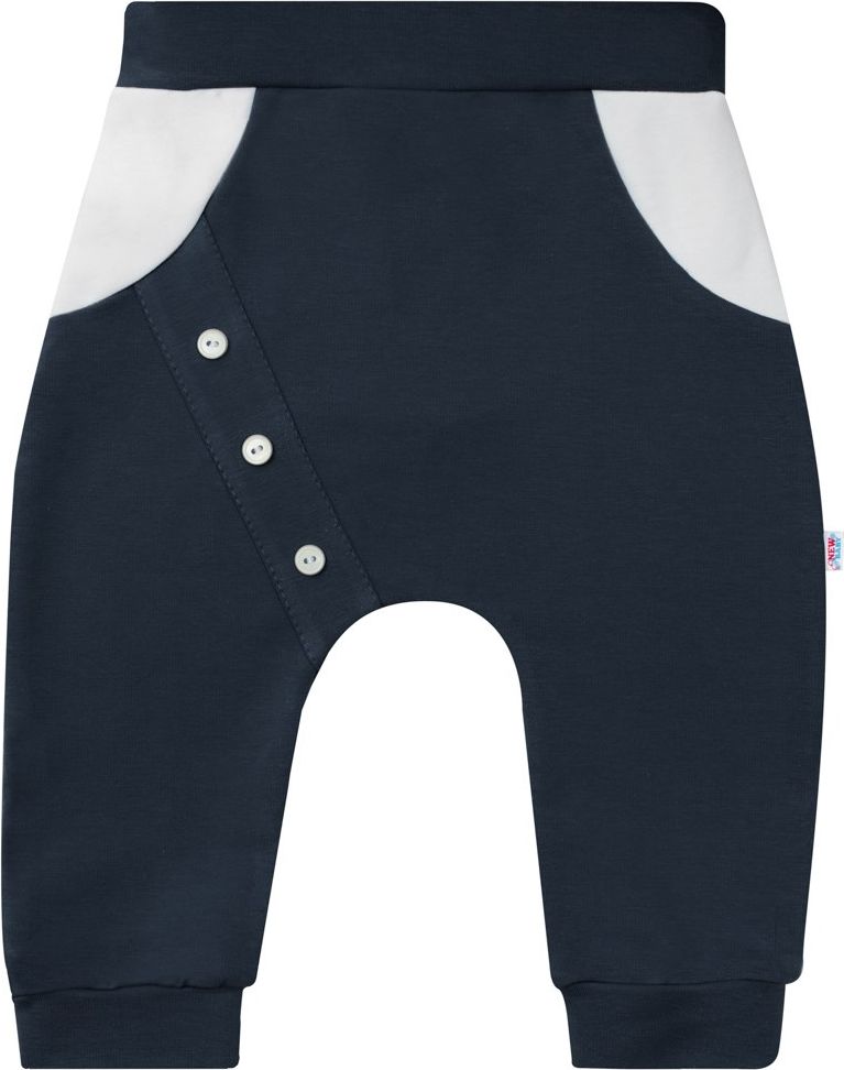 NEW BABY Kojenecké bavlněné tepláčky The Best grafitové 92 Bavlna/Elastan 92 (18-24m) - obrázek 1