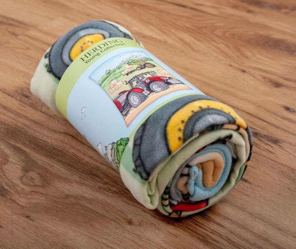 HERDING Fleece deka Traktor Polyester, 130/160 cm - obrázek 4
