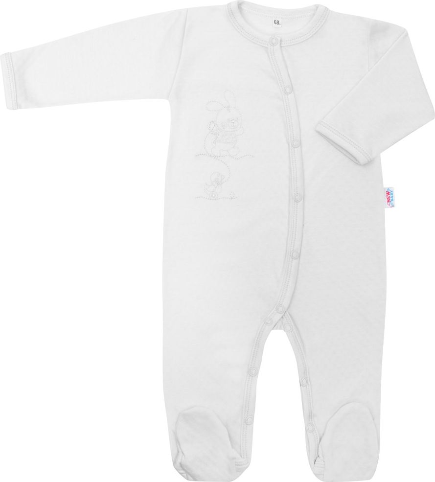 NEW BABY Kojenecká bavlněná soupravička Good Friends bílá 100% Bavlna 56 (0-3m) - obrázek 4